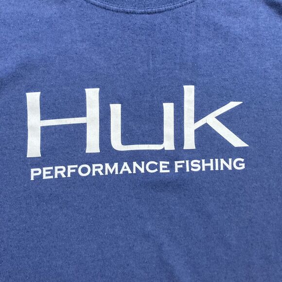 Huk Performance Fabrics Long Sleeve Shirt (Men’s Size L) • Fishing • Crew Neck - Picture 2 of 4